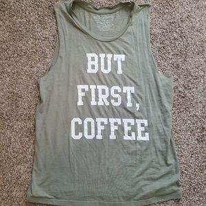 But First, Coffee tank top